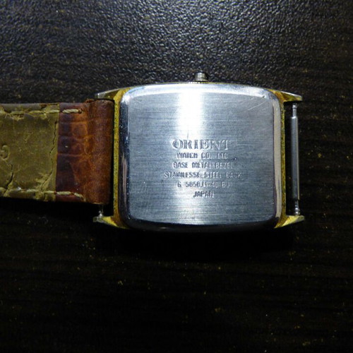 Orient VX Quartz vintage wristwatch used, functional