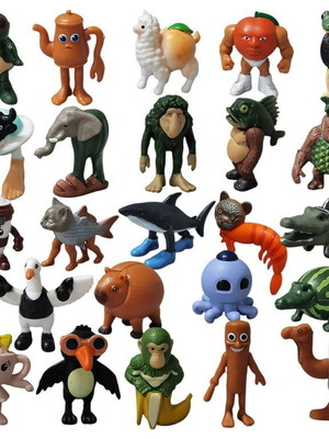 Brainrot mini figures new, set of 24 pieces