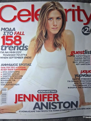Celebrity Jennifer Aniston Magazine September 2006 used