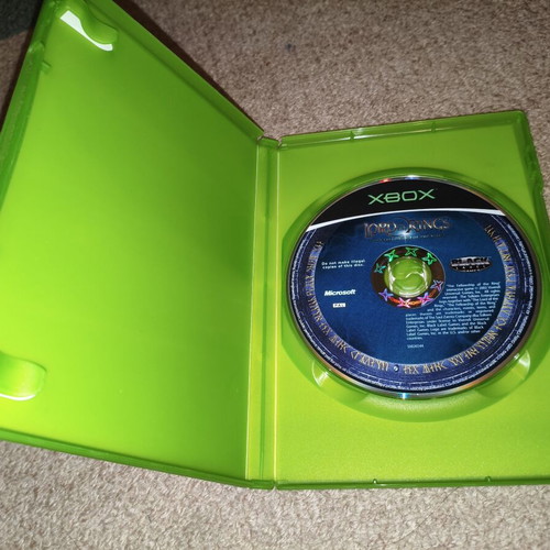 Lord of the Rings Fellowship of the Ring Xbox game used