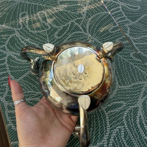 Silver decorative 3-candle holder with flower grate, queen Victoria-Regency Collection, new