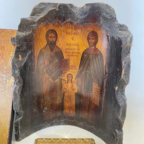 Set of 3 used religious icons