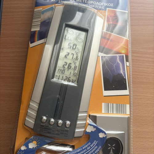 Wireless Meteorological Station DCF77 with Digital Clock