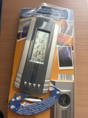 Wireless Meteorological Station DCF77 with Digital Clock