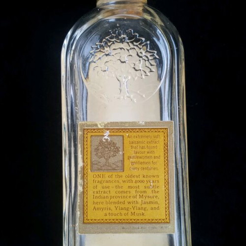 Empty bottle used Extract of Mysore Sandalwood Crabtree & Evelyn