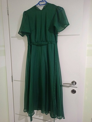 Green Shein dress size M like new with open back