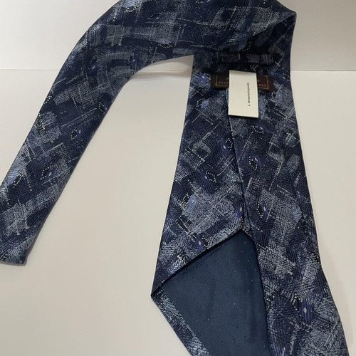 Italian tie new, blue and turquoise, size 140cm, set of 3