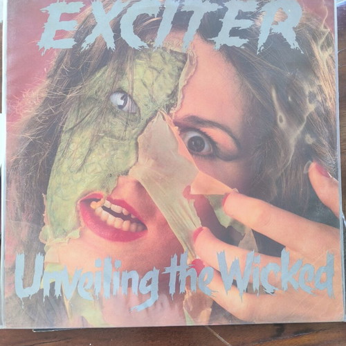 Exciter Unveiling The Wicked vinyl record like new