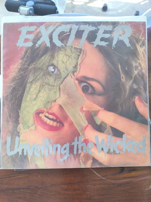 Exciter Unveiling The Wicked vinyl record like new
