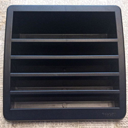 Post it note holder used, black