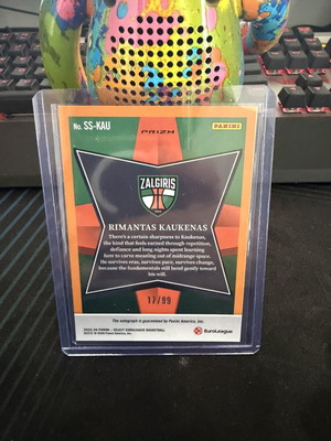 2025-26 Select Euroleague Rimantas Kaukenas Stars αυτόγραφο κάρτα καινούργιο