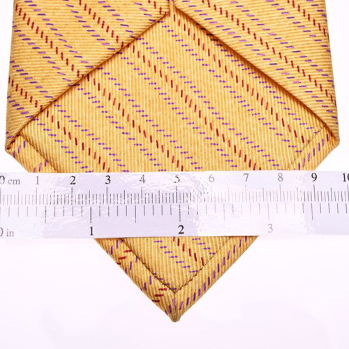 Bvlgari tie like new, yellow silk