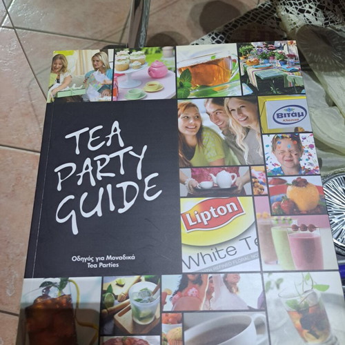 Tea Party Guide book new, ideas and recipes