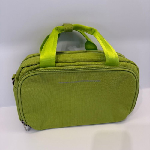 Benetton green travel vanity bag like new