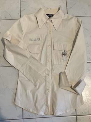 Shirt small like new, beige
