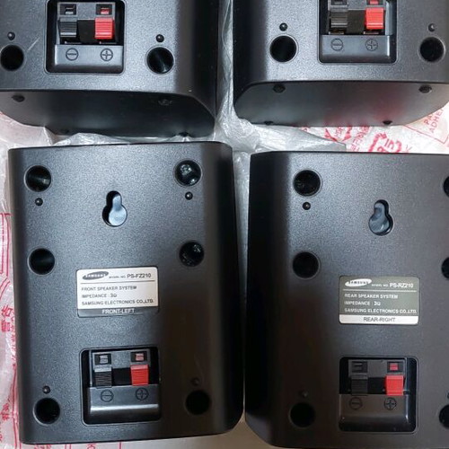 Samsung floor-standing speakers new for home theater with cables