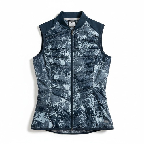Nike Running Printed Down Vest Size S like new