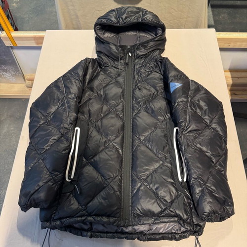 And Wander Black Diamond Stitch Down Jacket like new, size M-L