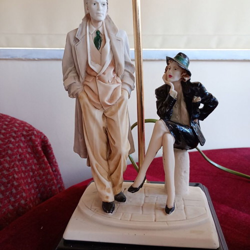 Table lamp used, height 65 cm