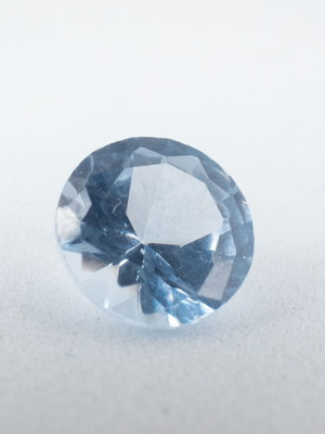 Aquamarine 1.00ct natural sky blue used gemstone