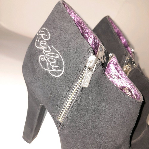 Replay velvet pumps size 37 like new, black
