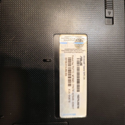 Asus Eee PC laptop like new with Windows 7 and hard drive