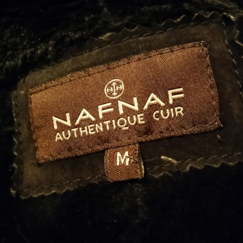 Vintage Naf Naf Long Fur Coat size M like new, dark brown
