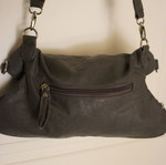 Shoulder bag gray like new with adjustable features