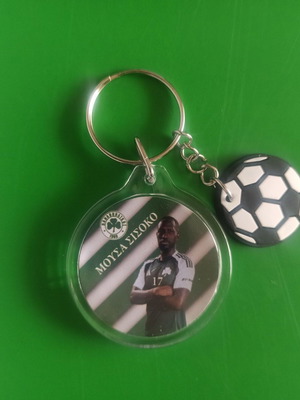 Panathinaikos Mousa Sisoko round keychain new