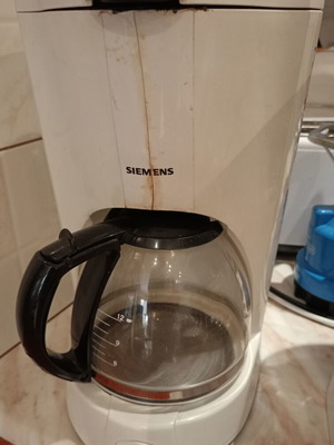 Καφετιέρα Siemens μεταχειρισμένη με τέλειο αποτέλεσμα φίλτρου καφέ