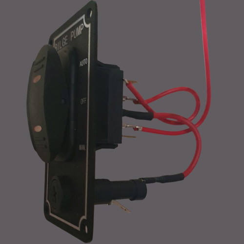 Bilge Pump Control Panel 3-Position Auto-Off-Manual, new