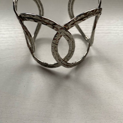 Bracelet with circles silver like new