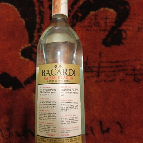 Bacardi sealed collectible bottle 1,250 ml