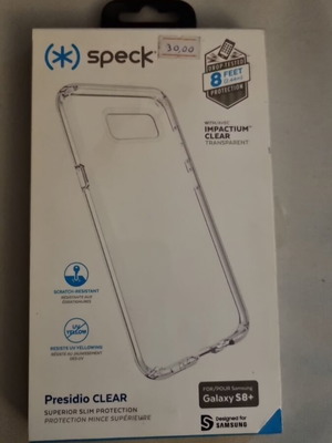 Samsung Galaxy S8+ Plus Speck Presidio Clear case new