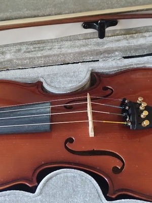 Violin Josef Jan Dvořák 4/4 complete set like new
