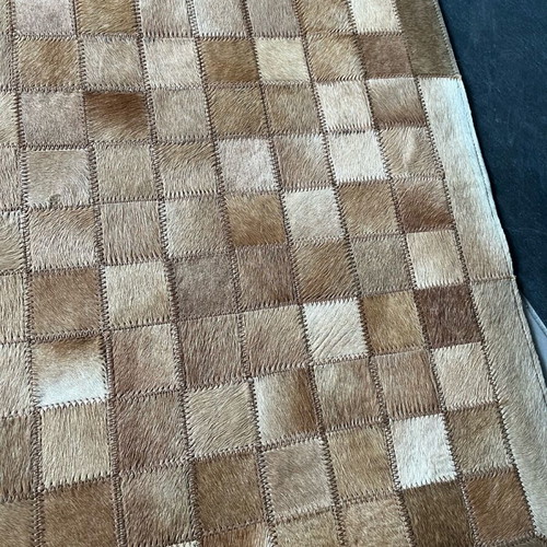 Leather rug new, size 0.90x1.50