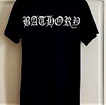  Μπλούζα με λογότυπο Bathory, μέγεθος medium, unisex γραμμή