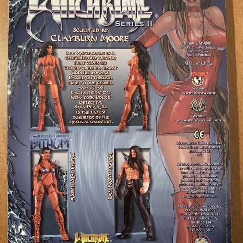Witchblade figures new full set Series 2 Clayborne Moore 1999