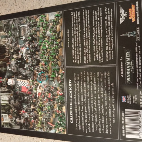 Book games workshop 40k Codex Supplement