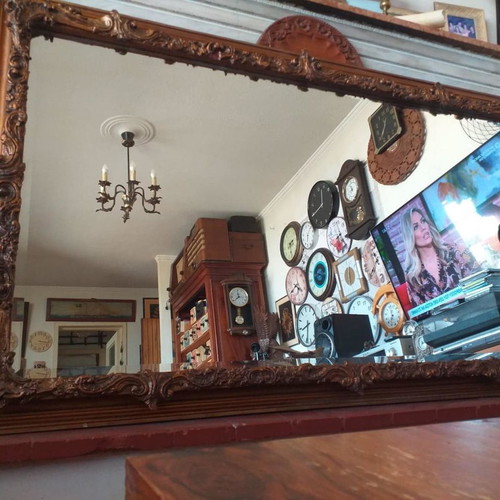 Bijouterie mirror in heavy frame 137x80 cm in very good condition