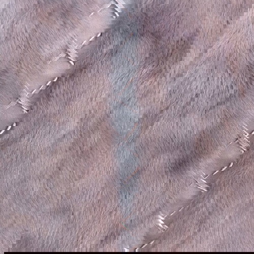 Дамско кафяво сако като ново с естествена кожа и заешка кожа