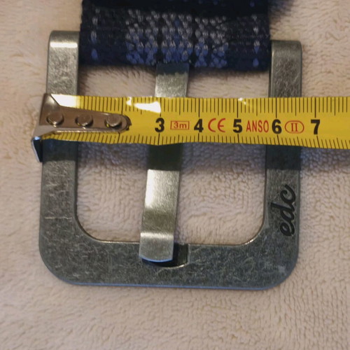 Esprit women's fabric belt blue new, adjustable