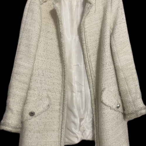 Zara coat used off white/beige, autumn and spring outerwear