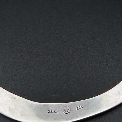Silver handmade bracelet 925 like new, diameter 16.5cm