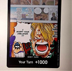 DON!! CARD One Piece Card Game OP06 Vinsmoke Sanji Wings of the captain Douple Pack Edition