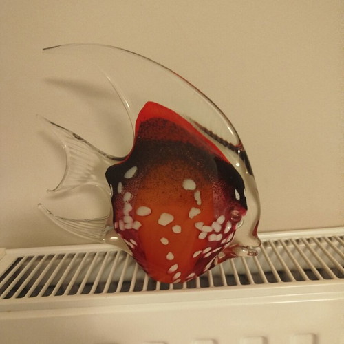 Decorative glass fish like new