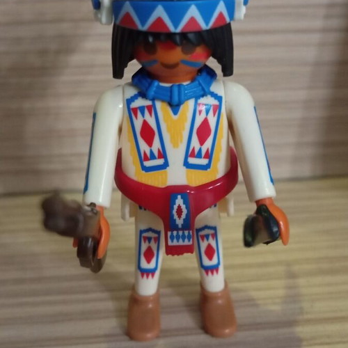 Playmobil Indian Chief figure like new