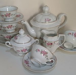 Porcelana Real S. Paulo vintage tea set with 24k gold trim