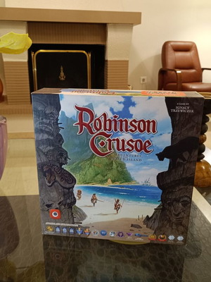 Robinson Crusoe Adventures On The Cursed Island board game like new