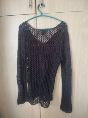 H&M brown knitted long top like new